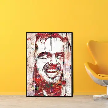 Moderné Umenie Plagátu Akvarel Jack Nicholson Plagát Maľovanie Tlačené na Plátno Domova Wall Art Obrázky pre Obývacia Izba 5Y