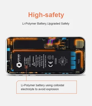 Nový Telefón Batéria Pre iPh 5SE Skutočná Kapacita 0 Cyklus Náhradné Batérie Bezplatné Nástroje Súpravy