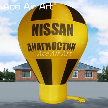 Hot predaj Žlté a čierne nafukovacie Strany Balón pre strany,reklamné udalosti v Rusku