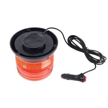 12V 10W LED Kolo Strobo Maják Otočiť Flash Lampa Magnetické Žlté Varovanie Lampa