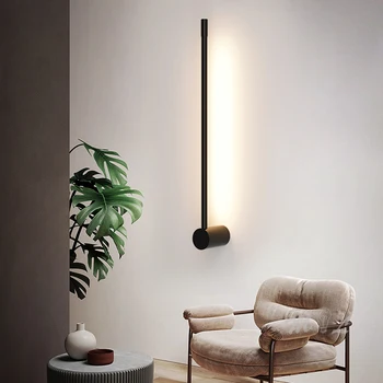 Kúpeľňa zrkadlo moderné nástenné svietidlo LED izba lampa Nordic obývacia izba lampa spálňa bielizníka interiérové dekoratívne lampy, osvetlenie