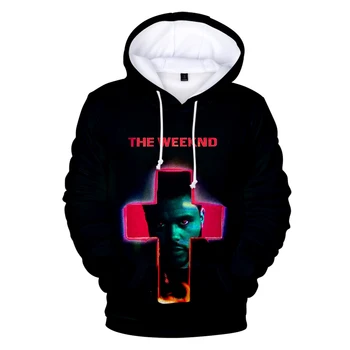 3D Vytlačené The Weeknd Hoodies Muži/ženy Mikina Hiphop The Weeknd Sweatshir s Kapucňou, Kvalitné Mikiny pánske Oblečenie