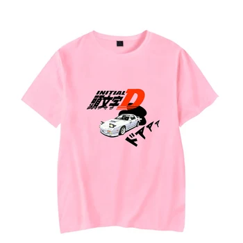 Film Počiatočné D T-shirt Muži Ženy Bežné Harajuku T-shirt Mazda FC3S Tlačiť T-shirt Automobilových Nadšencov Anime T-shirt Chlapcov Letné Tee