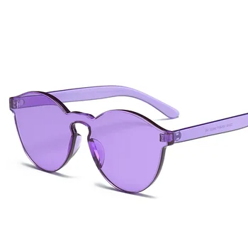 UV400 Okuliare Jeden Kus Objektívu Mačka Mužov Vonkajšie 2018 Ženy slnečné Okuliare Luxusný Dizajn Značky Očí, Slnečné Okuliare Candy Farby Lacná Móda
