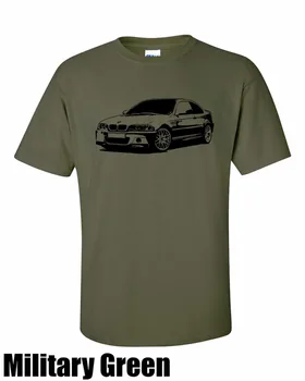 2019 Najnovšie List Tlač Najvyššej Kvality, T Košele Mužov O Neck T Shirt Mužov M3 Senior Auto Lacné T Shirt Design