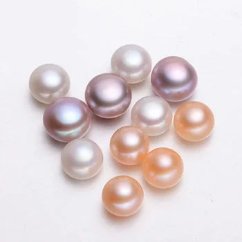 Skutočné strieborné náušnice Klasický štýl 4-6 mm mini prírodné Chlieb tvar perly stud náušnice dámske módne šperky