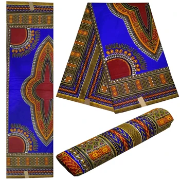 6Yards\veľa Afrických Tradičné Dashiki Vzor Tlače Vosk Textílie vosk Afriky Textílie