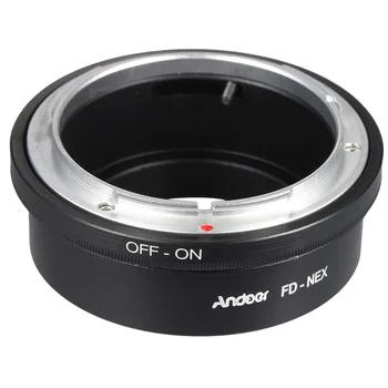 Andoer FD-NEX Adaptér Krúžok Mount Objektív pre Canon FD Objektív vhodný pre Sony NEX E Mount Digitálny Fotoaparát Telo