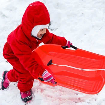 Zahusťovanie Lyžovanie Doske Svieti Na Červeno Ťažkých Plastové Sneh, Tráva Sánkovať, Korčuľovanie Rada Snehové Vločky Dospelých, Deti Sandboards Saniach