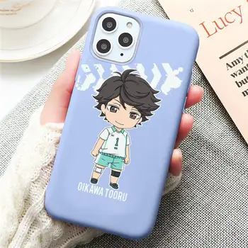 Haikyuu Oikawa Japonsko volejbal anime Telefón Prípade Candy Farby pre iPhone 6 7 8 11 12 s mini pro X XS XR MAX Plus
