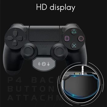 Rozšírené Gamepad Tlačidlo Späť Upevnenie Ovládača Zadné Tlačidlo Adaptér pre PS4 Herný ovládač Príslušenstvo