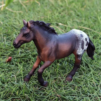 Simulácia Pvc Kôň Animal Model Hračky Zberateľskú Hračka Ranč Kôň Bábika Kôň Terakota Hračka