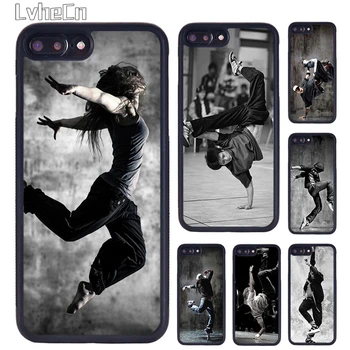 LvheCn Hot Break Tanec Hip Hop Telefón puzdro Pre iPhone 5 SE 6 7 8 Plus 11 12 Pro X XR XS Max Samsung galaxy S7 S8 S9 S10