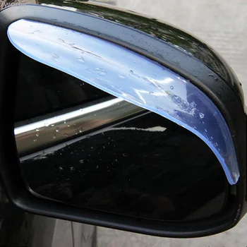 1Pair Auto Späť Zrkadlo Obočie Daždi Kryt pre Volkswagen, BMW Audi Suzuki Honda, Kawasaki HARLEY YAMAHA