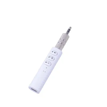 3,5 mm Konektor, Klip-na Bezdrôtové Bluetooth Prijímač Mini Bluetooth do Auta Audio Music adaptér s Mic pre Slúchadlá Reproduktor
