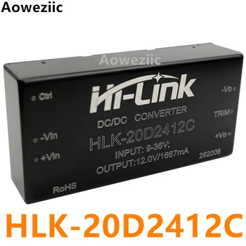 1Pcs/Veľa HLK-20D2412C 24V_12V_Transformer 24v Na 12v 1666mA DC Converter Modul Pre Výkon Izolované