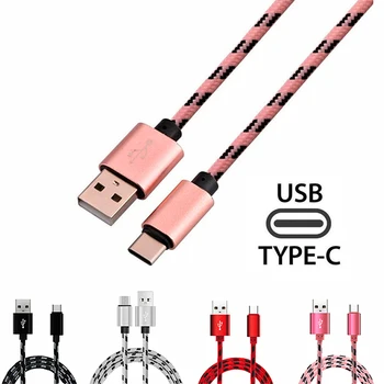 USB Typu C Kábel Rýchle Nabíjanie USB Typ-C Kábel Pre Xiao Mi 10 9 A3 Poznámka 10 CC9 Pro 9 Lite 9T USB C Nabíjací Kábel