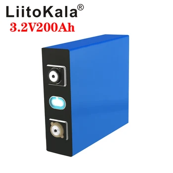 LiitoKala 4pcs 3.2 v 200ah lifepo4 batérie 24v200ah článková lítium-fosfát solárne železa eú, usa, rusko, rýchle dodanie bez dane
