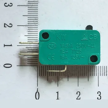 5 Ks/Veľa Miniatúrne Micro Switch Normálne Otvoriť v Blízkosti Limitný Spínač KW7-0 15A 16A 125V 16(4)250V Zdvih Prepínač