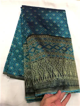 Najnovšie afriky čipky tkaniny vysokej kvality čipky žakárové brocade textílie 2019 atiku textílie pre mužov výrobnú cenu 5yards/veľa