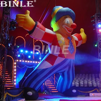 Vlastné veľké oxford handričkou nafukovacie klaun model obrie klaun replika cartoon pre zábavný park fáze dekorácie