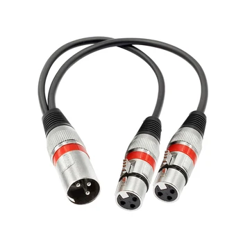 JORINDO 0,3 M/0.98 FT Dual XLR rozšírenie XLR audio konverzný kábel,Pre miešadlá, zosilňovače, mikrofóny