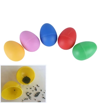 Farebné Hudobný Nástroj Plastové Bicie Maracas Shaker Zvuku Hudobných Vajíčko Baby Batoľa Childre Hračka