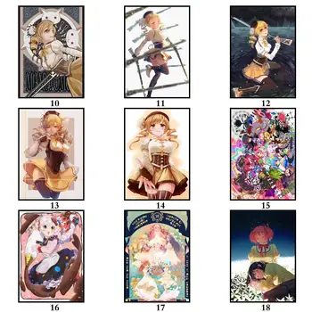 30 Vzory Anime Puella Magi Madoka Magica Whitepaper Plagát Domov Odtlačkový Umelecké Zábavné Maľovanie na Stenu-Nálepky na Kávu Dom, Panel 2