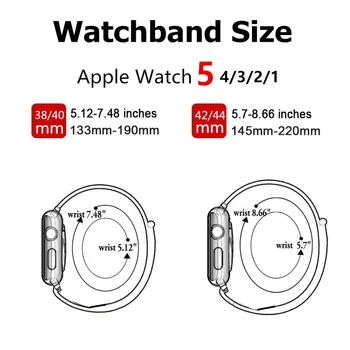 Popruh pre apple hodinky Kapela 44 mm 40 mm 42mm 38mm Nylon Slučky pásu correa watchbands náramok pre iWatch série 6 SE 5 4 3 42 mm