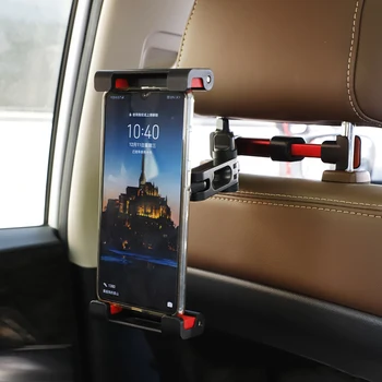 Telefón Držiak Nastaviteľný Auto Zadnom Pripojit Tablet opierky hlavy Držiak pre iPad, iPhone, Smartphone 360 Pripojiť Stojan do Auta
