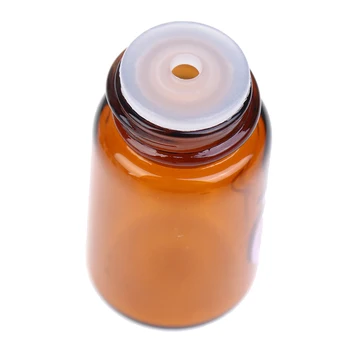 10xEmpty 2 ML PVC Amber Esenciálny Olej, Fľaša S Ústie Redukcia A Spp Malé Hnedé Parfum Olej Ampulky Skúšobných Fľaša Nové