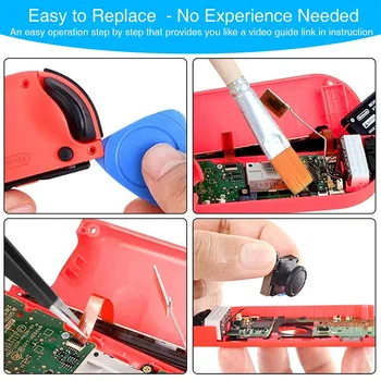 25pcs/set Joycon Nahradenie Ovládača pre Nintendo Prepínač / Lite Herný ovládač 3D Analógový Stick Časti Repair Tool Kit