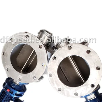 Vysoko kvalitnej Nerezovej ocele DN150 jednoduché čistenie rotačnej komory ventil