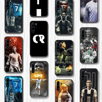 Ronaldo Futbal superstar CR7 Telefón puzdro Na Huawei Mate S 10 20 30 40 Lite Pro smart Z 2019 nova 5t black Bunky Trend Coque 3D