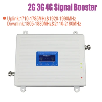 ZQTMAX mobilné 2g, 3g, 4g signál booster gsm 1800 repeater LTE UMTS Smartphony siete údaje zosilňovač + anténa príslušenstvo