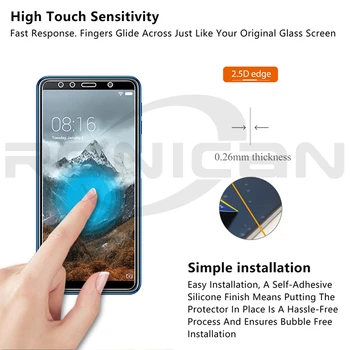 2.5 D 0.26 mm 9H Premium Tvrdeného Skla Pre Samsung Galaxy A7 (2018) Screen Protector ochranná fólie Pre Samsung Galaxy A7 2018