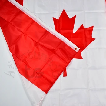 Kanada 90*150 cm Kanadskej vlajky Zástavy 3x5 Nohy Visí Národnej vlajky Domáce Dekorácie vlajka
