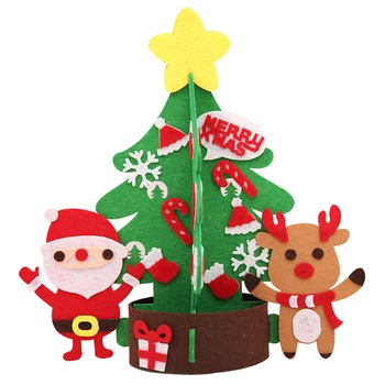1pc Vianočné Závesné Lampy, detské Prázdninové Tvorivé DIY Prívesok Ozdoby na Vianočný Stromček Nový Rok Kreatívny Darček Prívesok