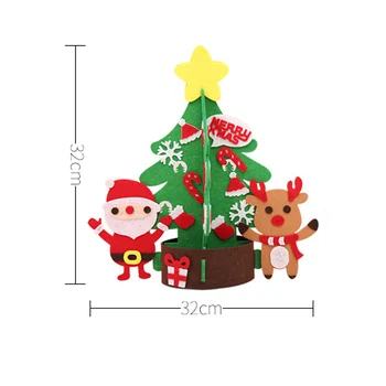 1pc Vianočné Závesné Lampy, detské Prázdninové Tvorivé DIY Prívesok Ozdoby na Vianočný Stromček Nový Rok Kreatívny Darček Prívesok
