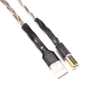 Thouliess TOP-HIFI Odin Prepojenie USB A-B Audio Kábel Pozlátené USB Typu A na Typ B Digitálny Audio Kábel