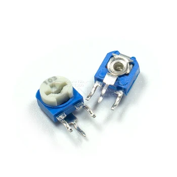 20pcs RM063 2k ohm modrá a biela môže byť upravená odpor, potenciometer 202