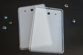 Ultra Slim Mäkké TPU Gél na Silikónovej Gumy Shell Ochranné puzdro Pre Samsung Galaxy Tab E T560 T561 SM-T560 9.6