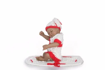 NPK nové premie novorodenca roztomilý malý 12inch mäkké silikónové vinyl naozaj mäkké jemné reborn baby doll Vianočný darček hot hračka