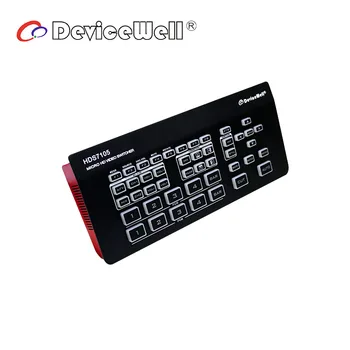 Devicewell HDS7105 Mini 4 HDMI DP Video Switcher Mixér s USB-C Live Streaming na Youtube Facebook