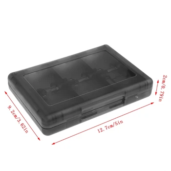 Hry Príslušenstvo Prípad 28-V-1 Black Hra Karty Prípade Držiak Kazety Úložný Box Pre Nintendo DS, 3DS K1MC