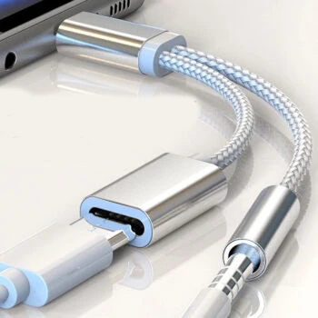 2 V 1, USB Typ C Nabíjací Kábel Typ-C Konvertor 3,5 mm Audio pre Xiao Slúchadlá Slúchadlá Adaptér pre Huawei P20 Pro Lite