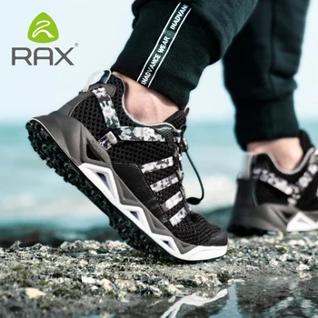 Rax 2020 Lete pánske Turistické Topánky Priedušný rýchloschnúci Vodou Vychádzkové Topánky Vonkajšie Športové Tenisky Trekové Topánky pre Mužov