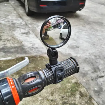 Mini Nastaviteľné Koleso Spätné Zrkadlo Požičovňa Riadidlá Flexibilné Bezpečné Spätné Zrkadlo pre Cyklistiku 360 Stupňov Otočiť Hot Predaj