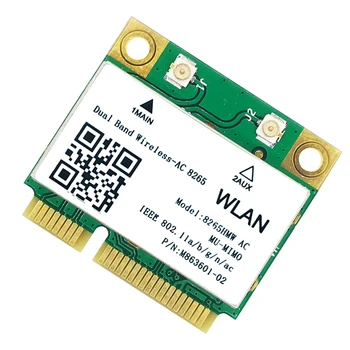 WiFi Karta 1200M 2.4/5G Mini PCIE Podporu MU-MiMO Bluetooth 4.2 s Anténou pre Win7 Win Win 8 10 Linux