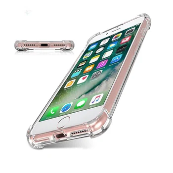 Ultra Tenké Slim Jasné, Silikónové Telefón puzdro Pre iPhone 11 Pro X XS Max SE 2020 XR 8 7 6 6 Plus 5S SE 5 Zadný Kryt